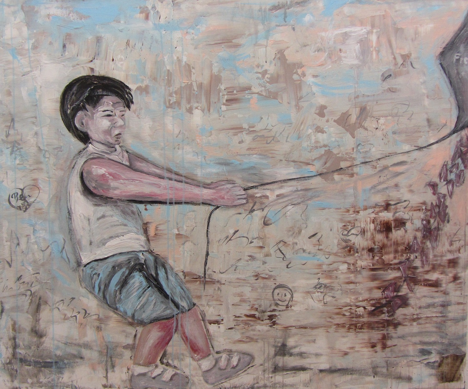 Freedom Acryl 120 x 100 cm 2019 1